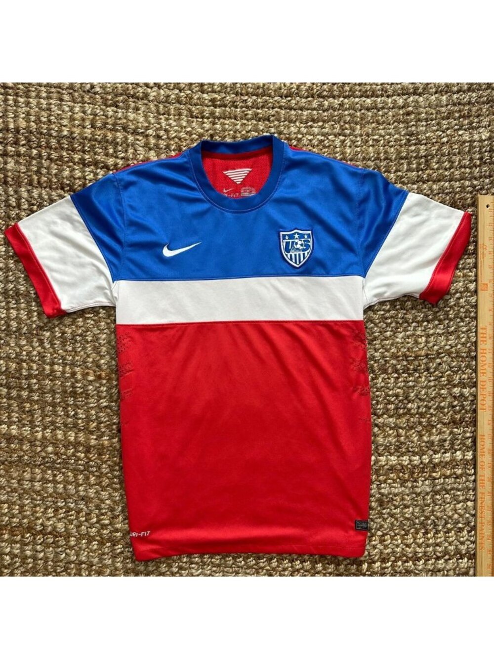 Nike USMNT Soccer Jersey Mens Dri-FIT USA Soccer National Team Short Sleeve XL